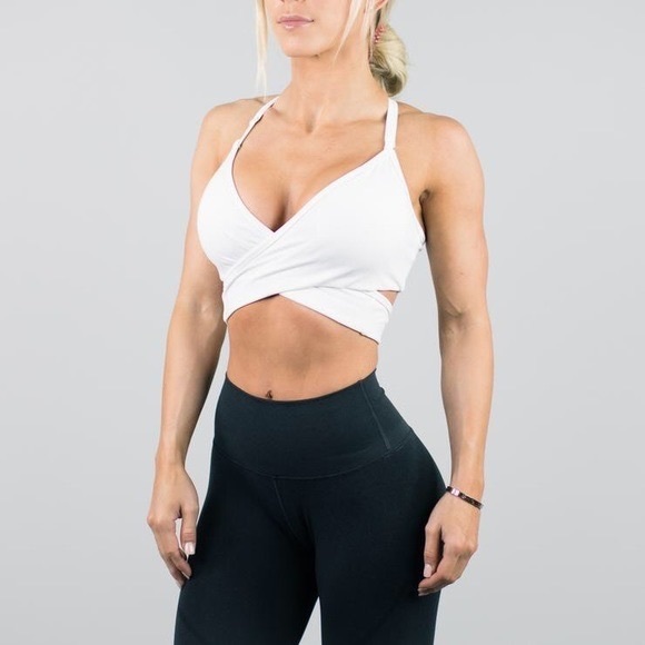 Alphalete Other - Alphalete Wrap Bra - White
